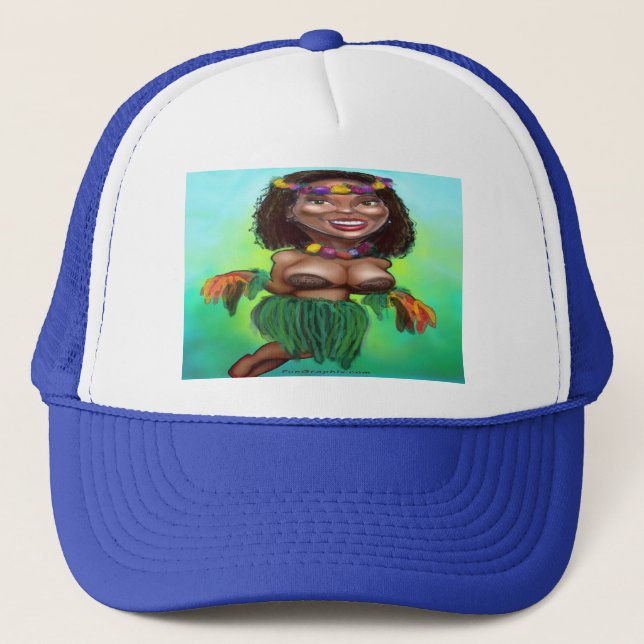 Hula Dancer Truckerkappe (Vorderseite)