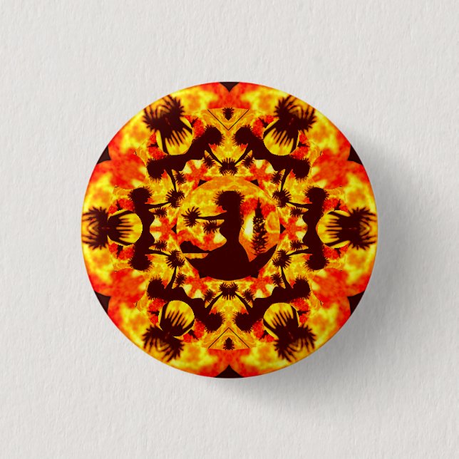 Hula Dancers Button (Vorderseite)