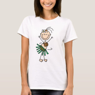 Hula Dancing Strichmännchen T-Shirt