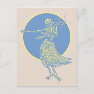 Hula Death Luau Postkarte