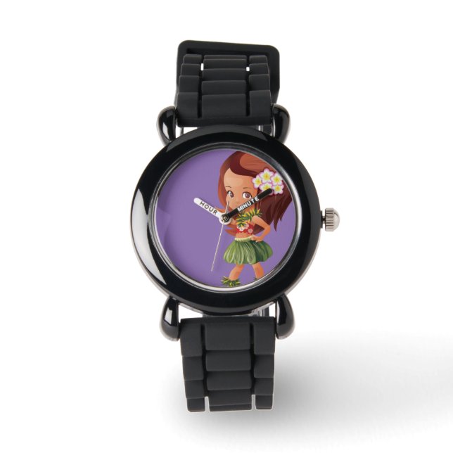 Hula girl armbanduhr (Vorderseite)