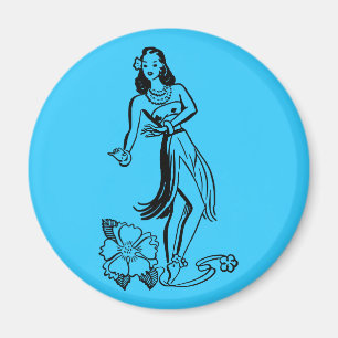 Hula Girl Magnet