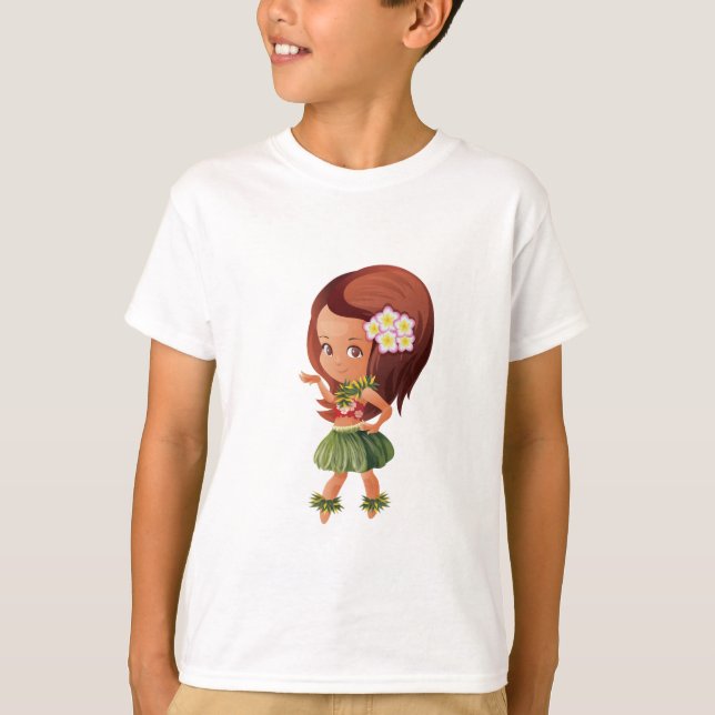 Hula girl T-Shirt (Vorderseite)