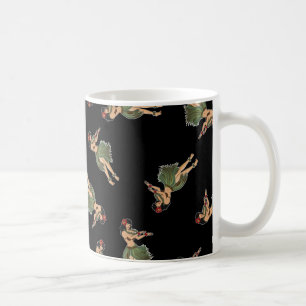 Hula-Girl-Tanzmuster Tasse