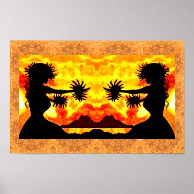 Hula Girls Print, Value Poster Paper (Matte) (Vorne)