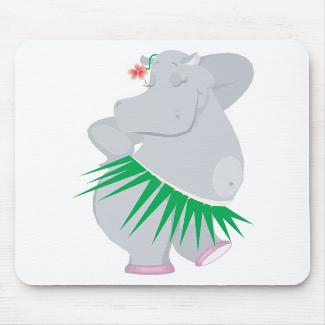 Hula hippo mousepad (Vorne)