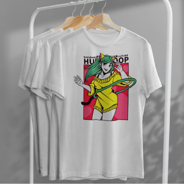Hula Hoop Anime Girl T-Shirt (Von Creator hochgeladen)