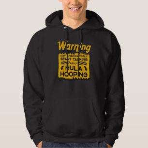 Hula Hoop Dancer Gymnastic Hooping Enthusiast Warn Hoodie