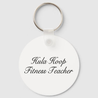 Hula Hoop Fitness Lehrer Schlüsselanhänger