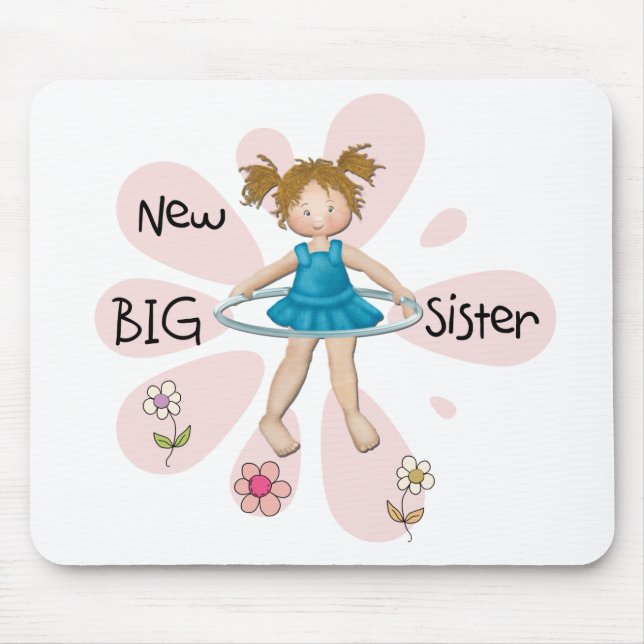 Hula Hoop New Big Sister Mousepad (Vorne)
