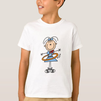 Hula Hoop Strichmännchen T - Shirt und Geschenke