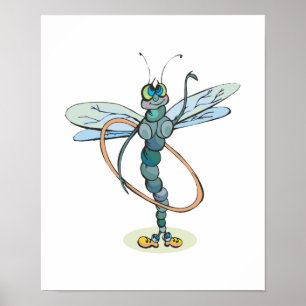Hula-Hop-Libelle Poster