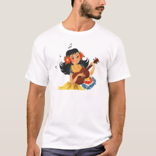Hula Hula Mädchen T-Shirt