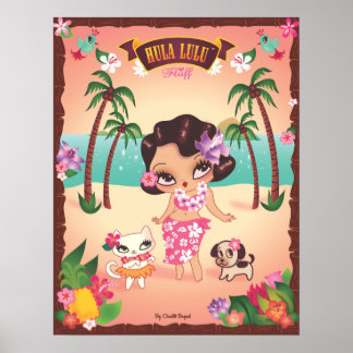 Hula Lulu Poster