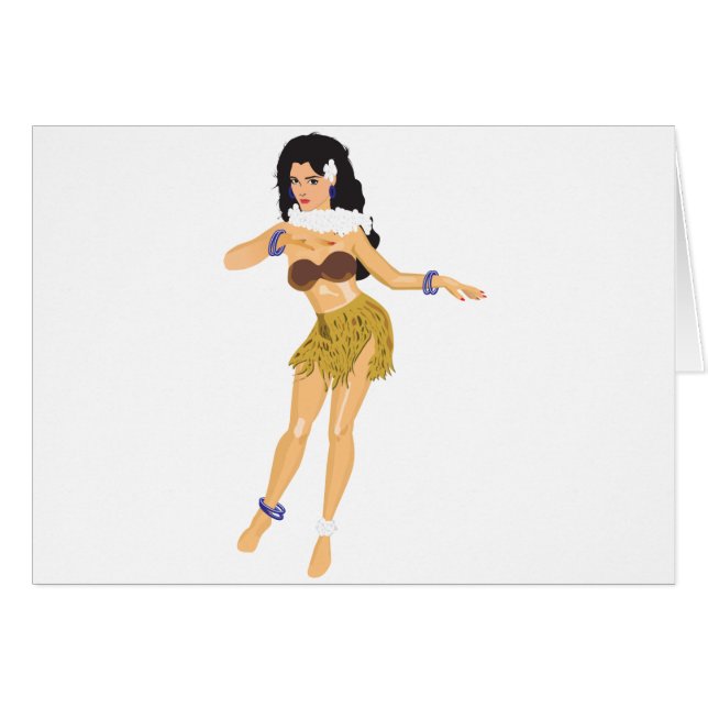 Hula-Mädchen (Vorderseite (Horizontal))