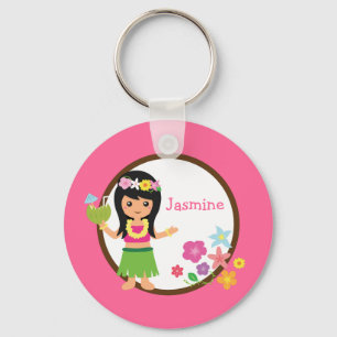 Hula-Mädchen-Luau-Themenparty-Geschenke Schlüsselanhänger