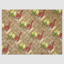 Hula Mädchen Mele Kalikimaka Seidenpapier