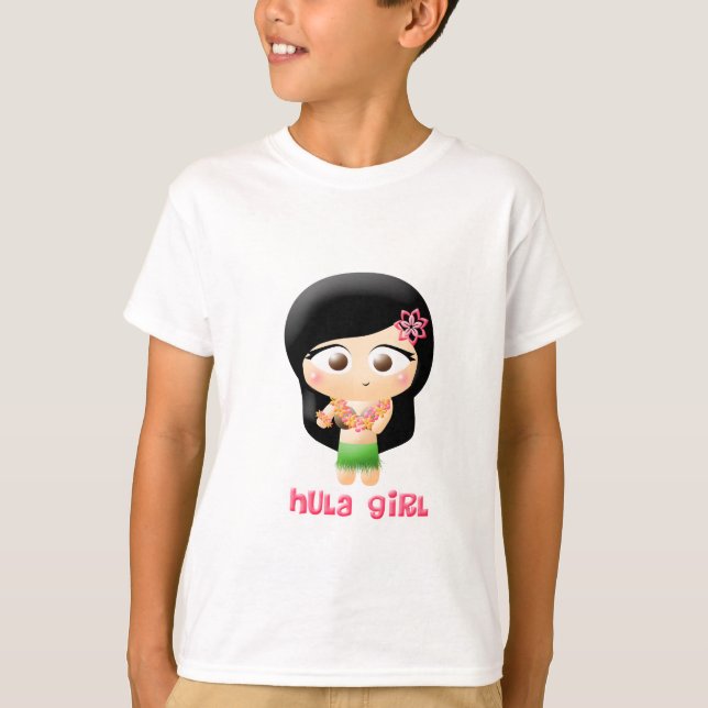 Hula Mädchen T-Shirt (Vorderseite)
