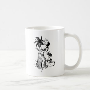 Hula Mädchen Tasse