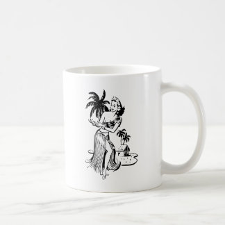 Hula Mädchen Tasse