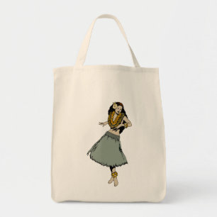 Hula Mädchen Tragetasche