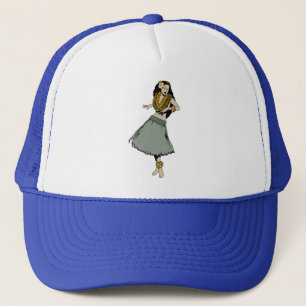 Hula Mädchen Truckerkappe