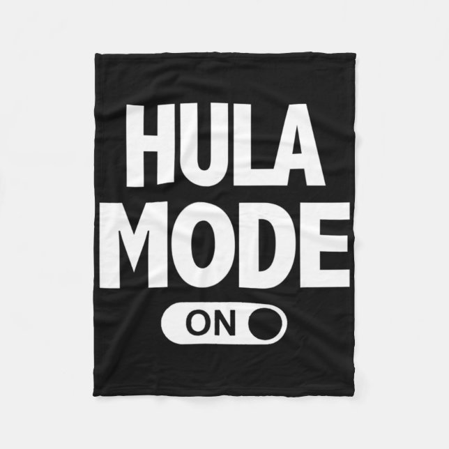Hula-Modus Auf Hawaii Luau-Urlaubsfeier  Fleecedecke (Vorderseite)