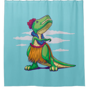 Hula Rex Duschvorhang