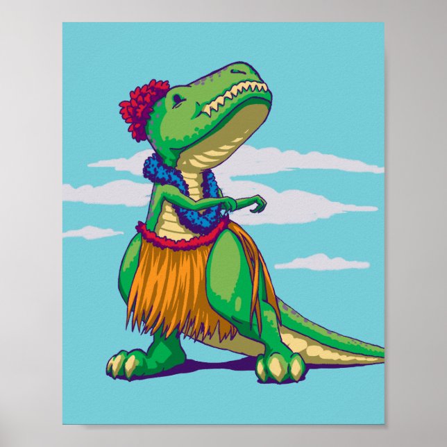 Hula Rex Poster (Vorne)