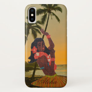 Hula Tänzer auf hawaiischem Strand Case-Mate iPhone Hülle