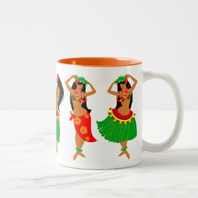 Hula Tänzer Tasse (Rechts)