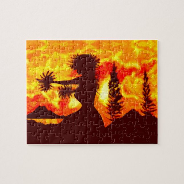 Hula-Tänzerin  Puzzle (Horizontal)