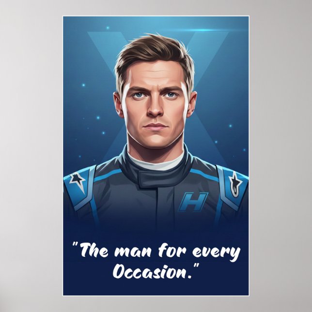 Hülkenberg-Zitatposter Poster (Vorne)