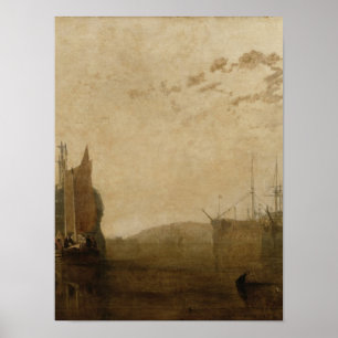 Hulks am Tamar, c.1812 Poster