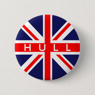 Hull: Britische Flagge Button
