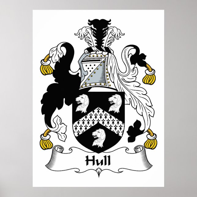 Hull Familienwappen Poster (Vorne)