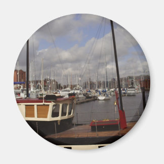 Hull Marina Boats Magnet