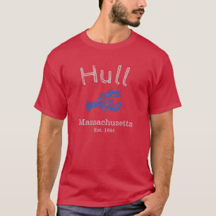 Hull Massachusetts Blauer Hummer T - Shirt, dunkel T-Shirt