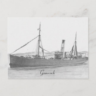 Hull trawler - Gamecock Postcard Postkarte