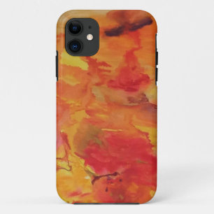 Hülle Aquarell 12 rot orange gelb