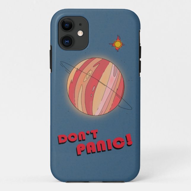 Hülle für iPhone 5, Don't Panic! (Rückseite)