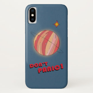 Hülle für iPhone X, Don't Panic