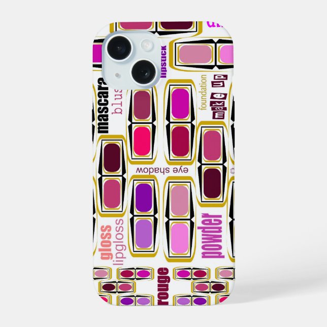 Hülle Iphone Design Makeup iPhone 15 Hülle (Rückseite)