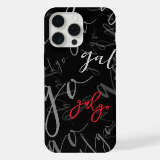 Hülle mit Galgos-Muster (angepasstes Modell) iPhone 15 Pro Max Hülle
