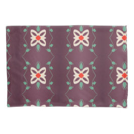 Hüllen mit geschliffenem Kissen in pflaumenweiß un Kissenbezug