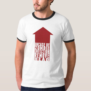 "HÜLLEN Sie von der ZOMBIE-INFEKTION" T-Shirt