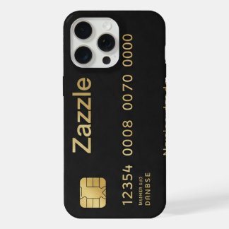 Hüllen Themes Business Card Black Premium iPhone 15 Pro Max Hülle