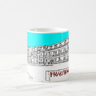 Hulme Halbmonde, Manchester, Kaffeetasse