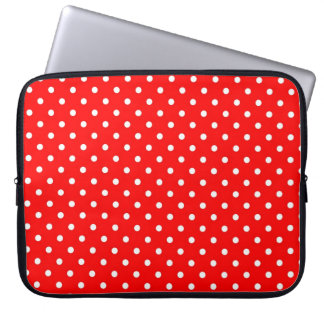 Hülsen-Laptop-heißer roter Tupfen Laptopschutzhülle