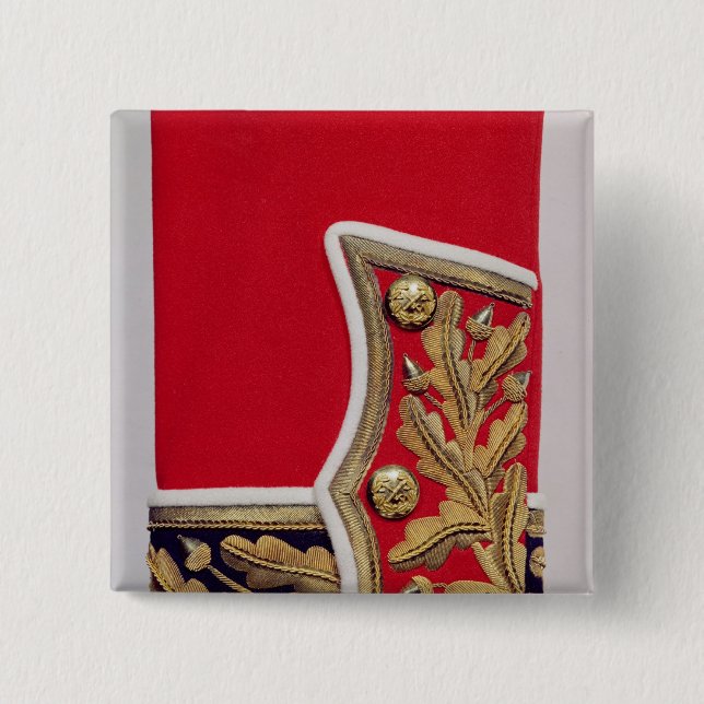 Hülsendetail einer britische Armee-Uniform Button (Vorderseite)